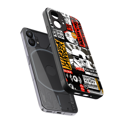 star wars collage back phone cover | glass case for nothing phone 1