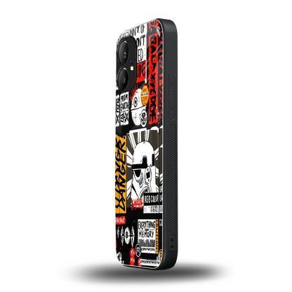 star wars collage back phone cover | glass case for nothing phone 1