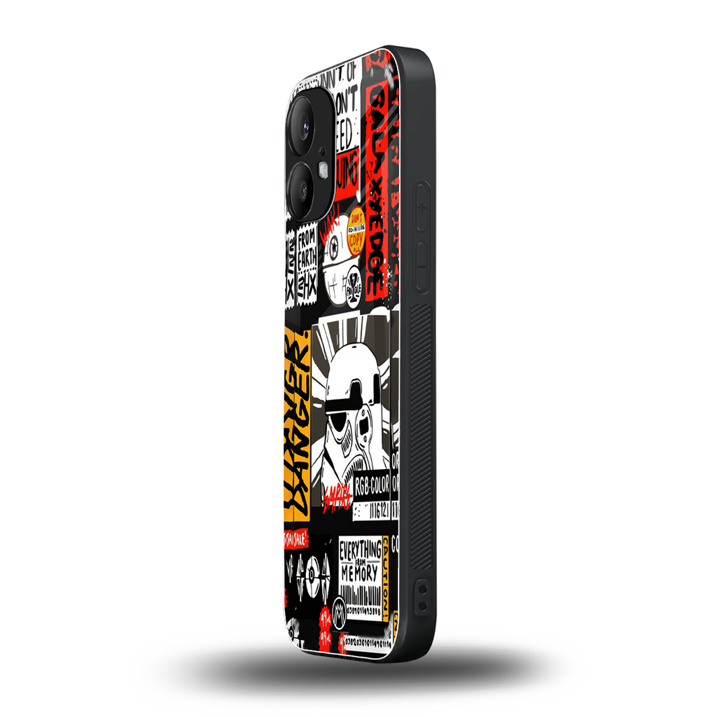 star wars collage back phone cover | glass case for nothing phone 2