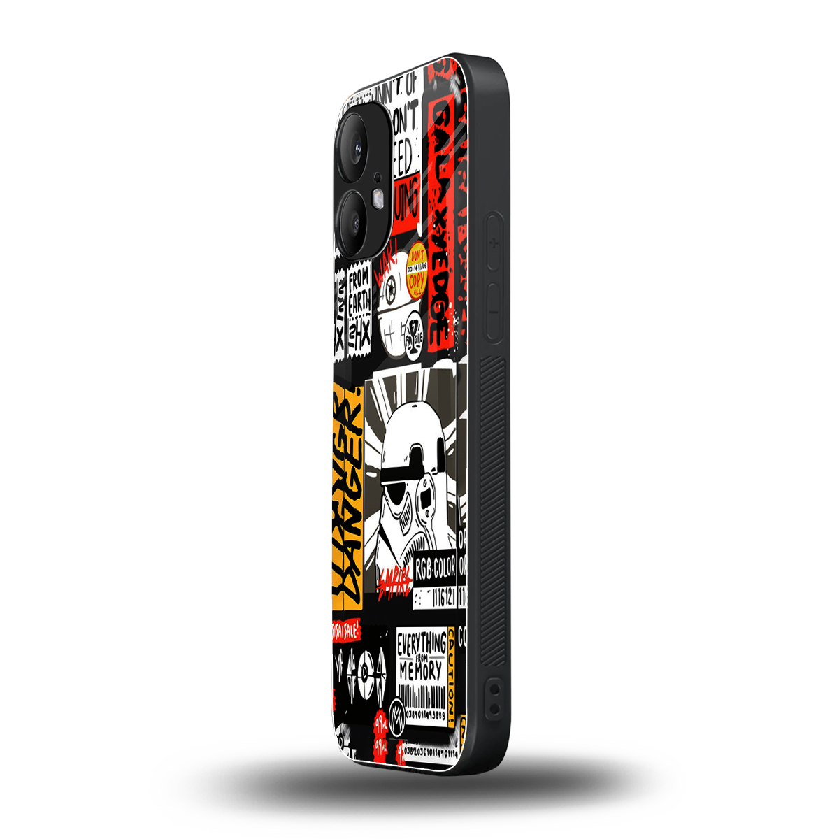 star wars collage back phone cover | glass case for nothing phone 2