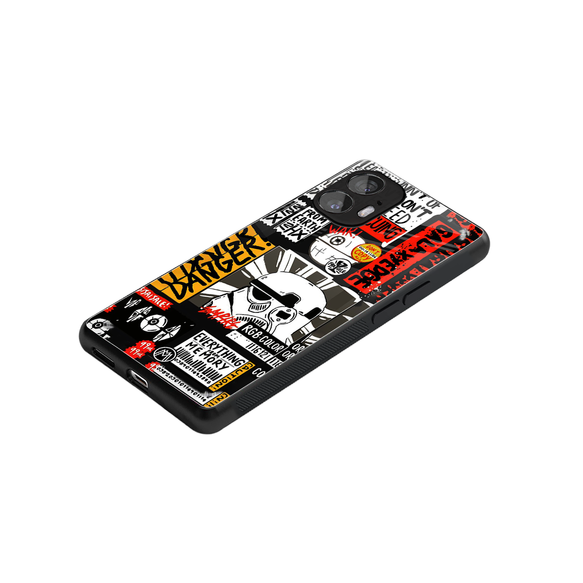 star wars collage back phone cover | glass case for nothing phone 2