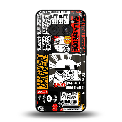 star wars collage back phone cover | glass case for nothing phone 2a