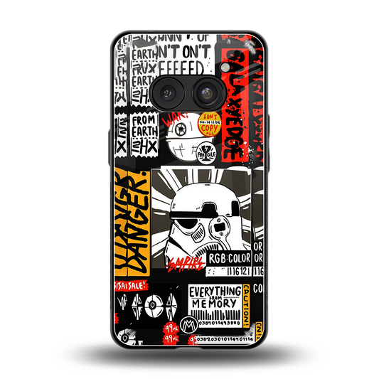 star wars collage back phone cover | glass case for nothing phone 2a