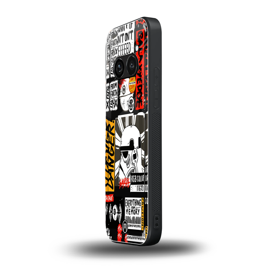 star wars collage back phone cover | glass case for nothing phone 2a