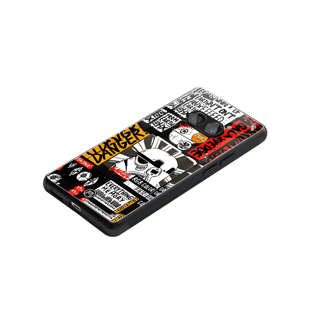 star wars collage back phone cover | glass case for nothing phone 2a
