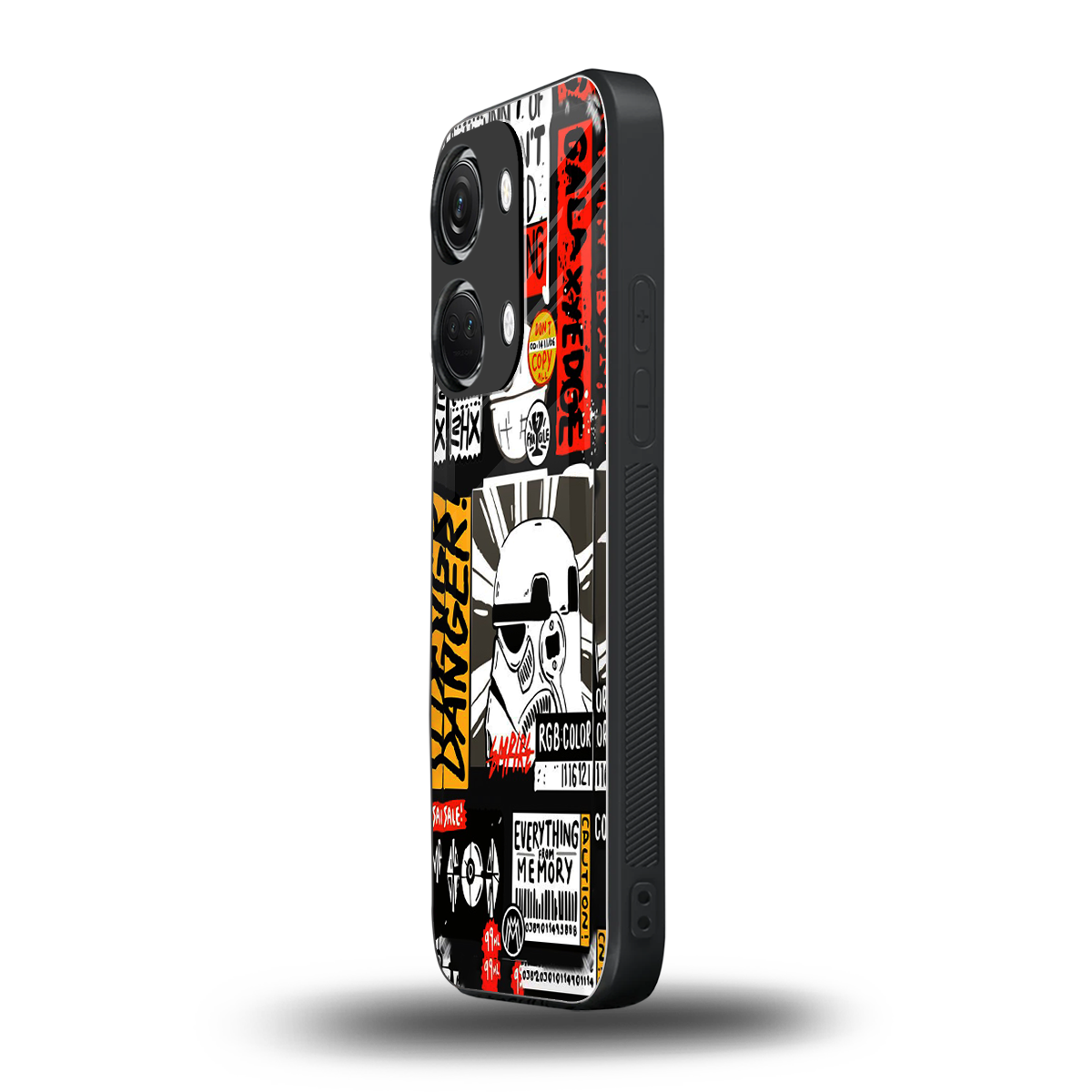 star wars collage back phone cover | glass case for oneplus nord 3