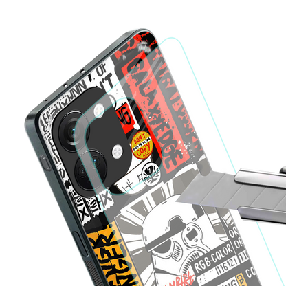 star wars collage back phone cover | glass case for oneplus nord 3