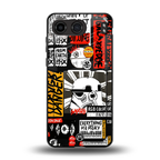 star wars collage back phone cover | glass case for oneplus nord 4