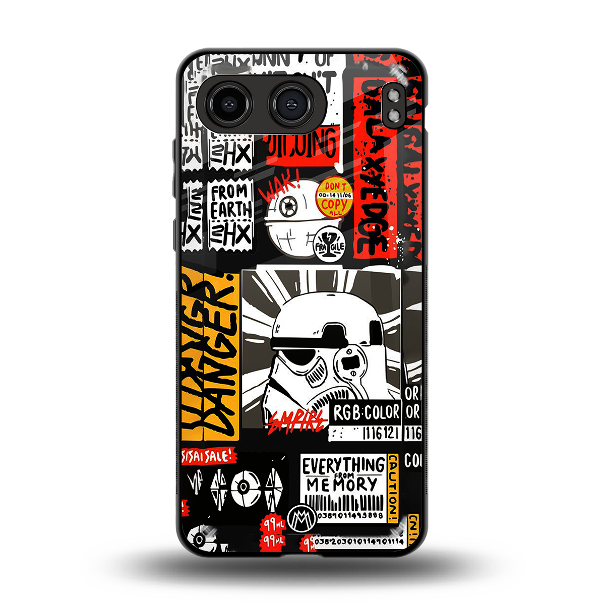 star wars collage back phone cover | glass case for oneplus nord 4