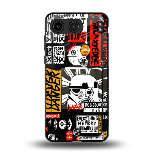 star wars collage back phone cover | glass case for oneplus nord 4
