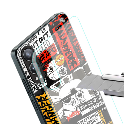 star wars collage back phone cover | glass case for oneplus nord ce 4 lite