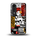 star wars collage back phone cover | glass case for oneplus nord ce 4