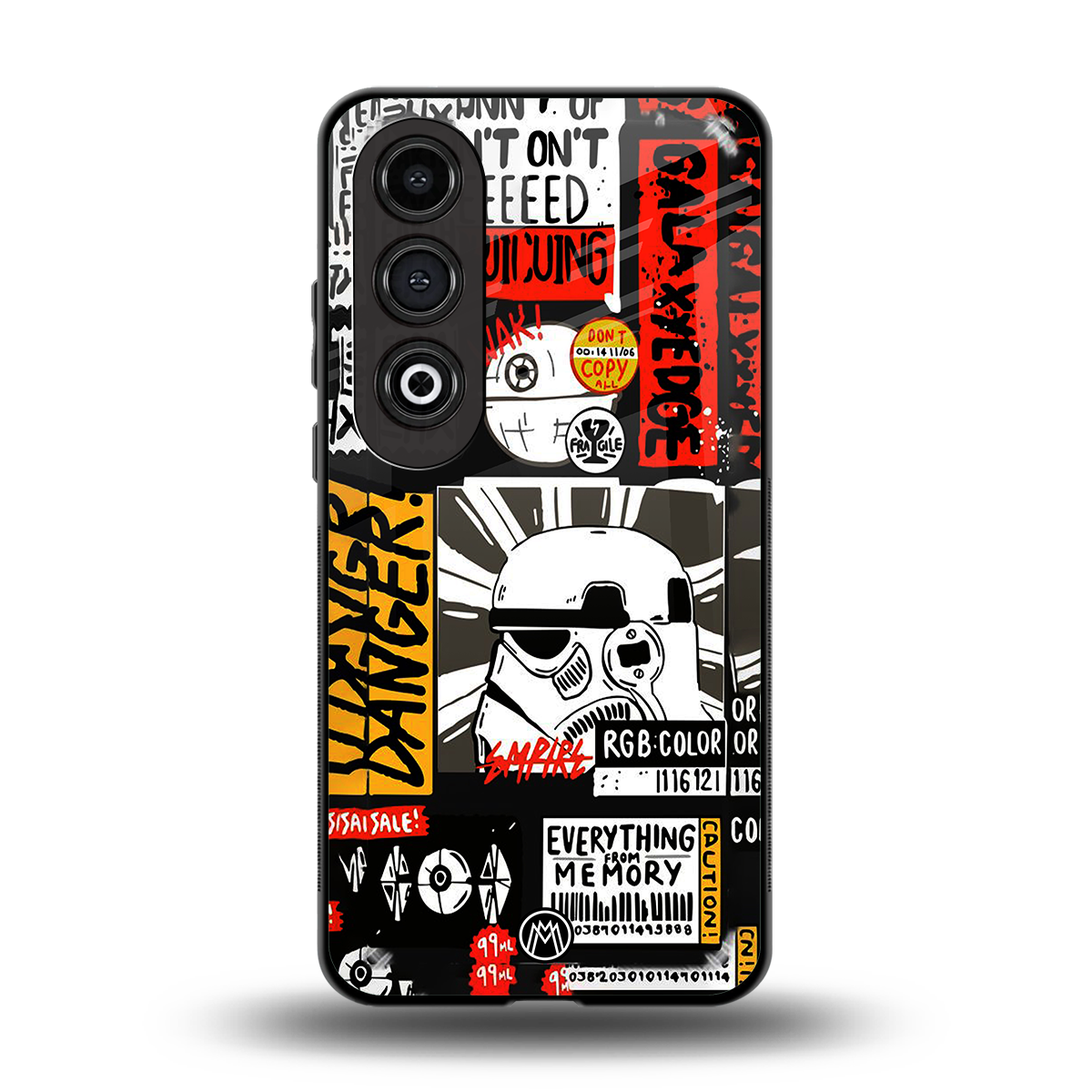 star wars collage back phone cover | glass case for oneplus nord ce 4