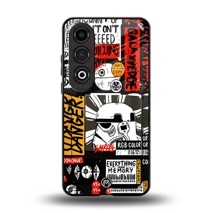 star wars collage back phone cover | glass case for oneplus nord ce 4