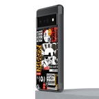 star wars collage back phone cover | glass case for google pixel 6 pro
