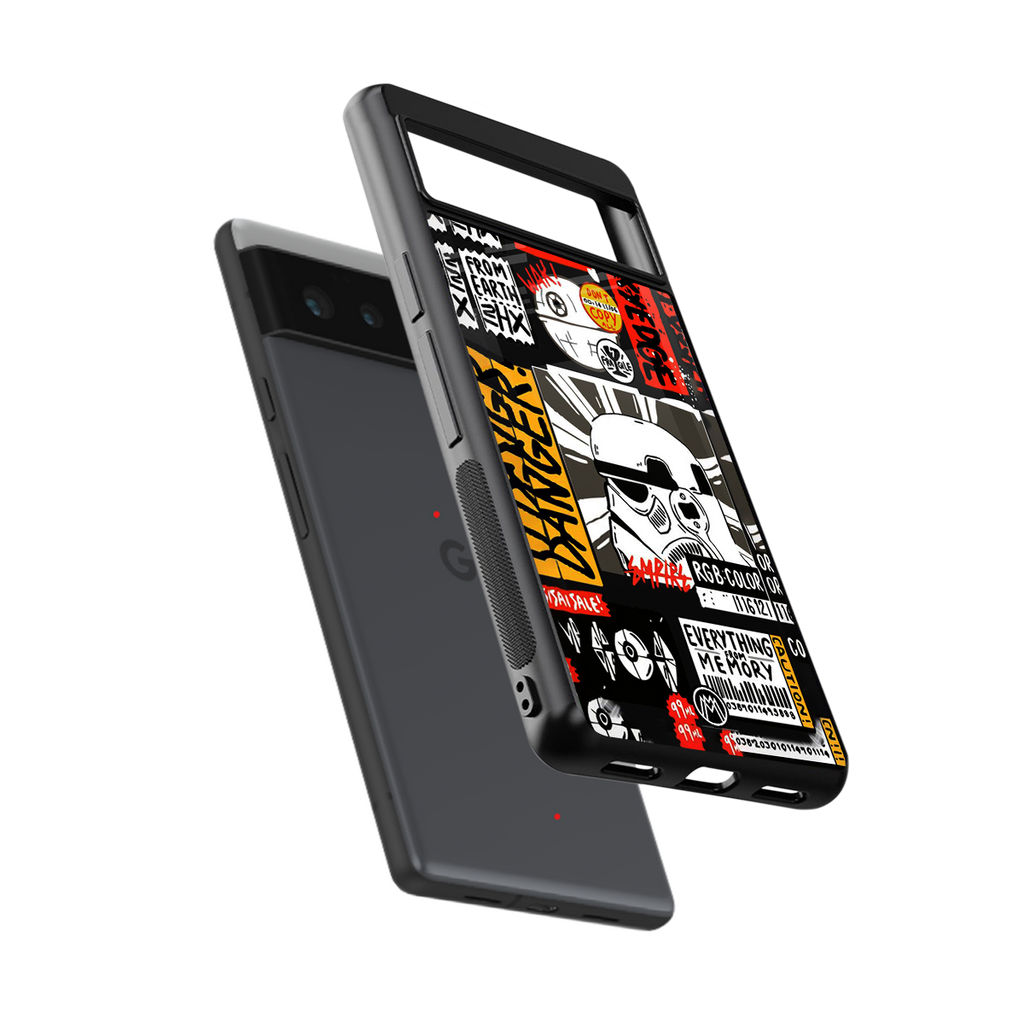 star wars collage back phone cover | glass case for Google Pixel 6A