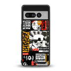 star wars collage back phone cover | glass case for google pixel 7 pro