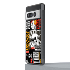 star wars collage back phone cover | glass case for google pixel 7 pro