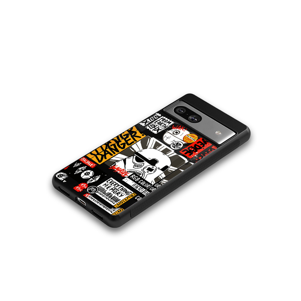 star wars collage back phone cover | glass case for Google Pixel 7