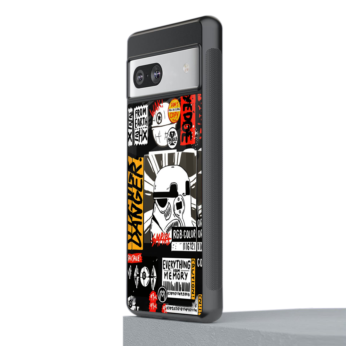 star wars collage back phone cover | glass case for Google Pixel 7