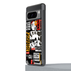 star wars collage back phone cover | glass case for google pixel 8 pro