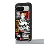 star wars collage back phone cover | glass case for google pixel 9