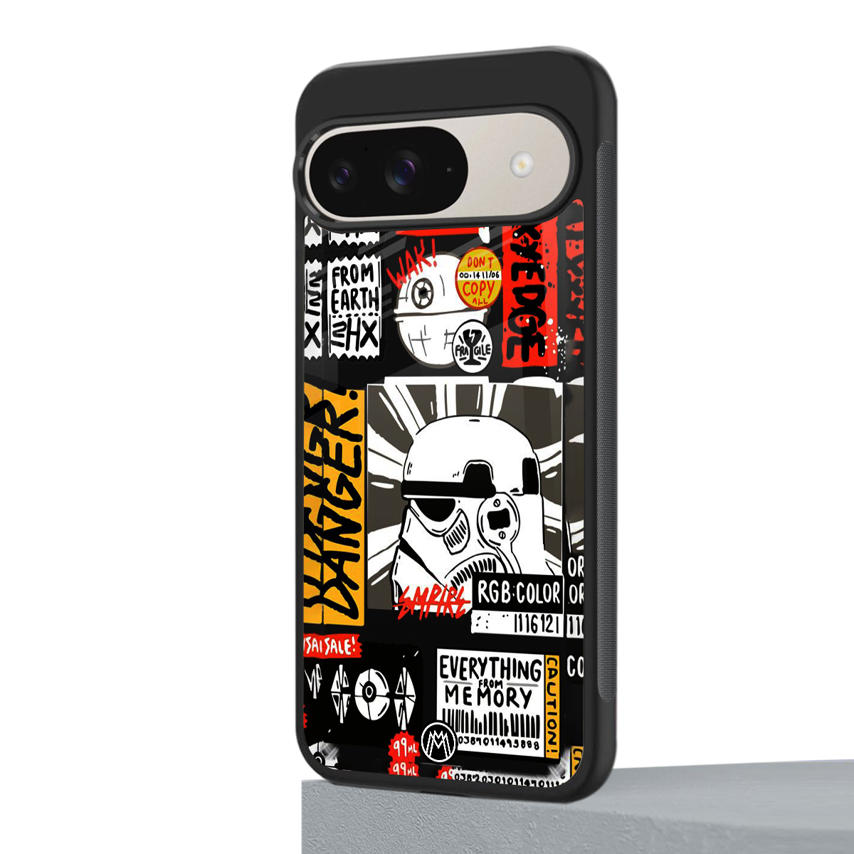star wars collage back phone cover | glass case for google pixel 9