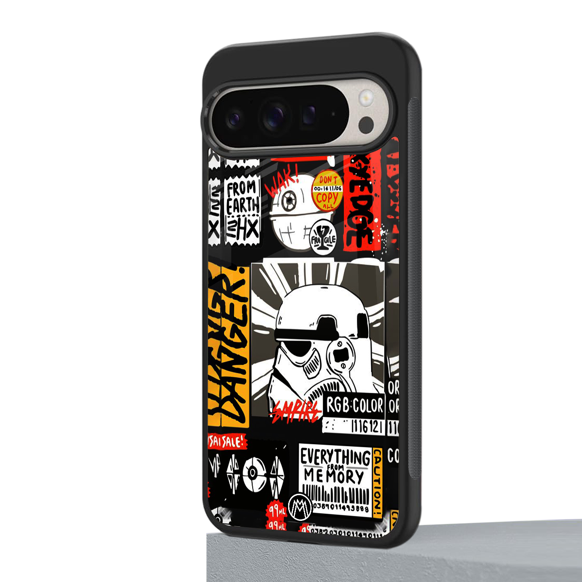 star wars collage back phone cover | glass case for google pixel 9 pro