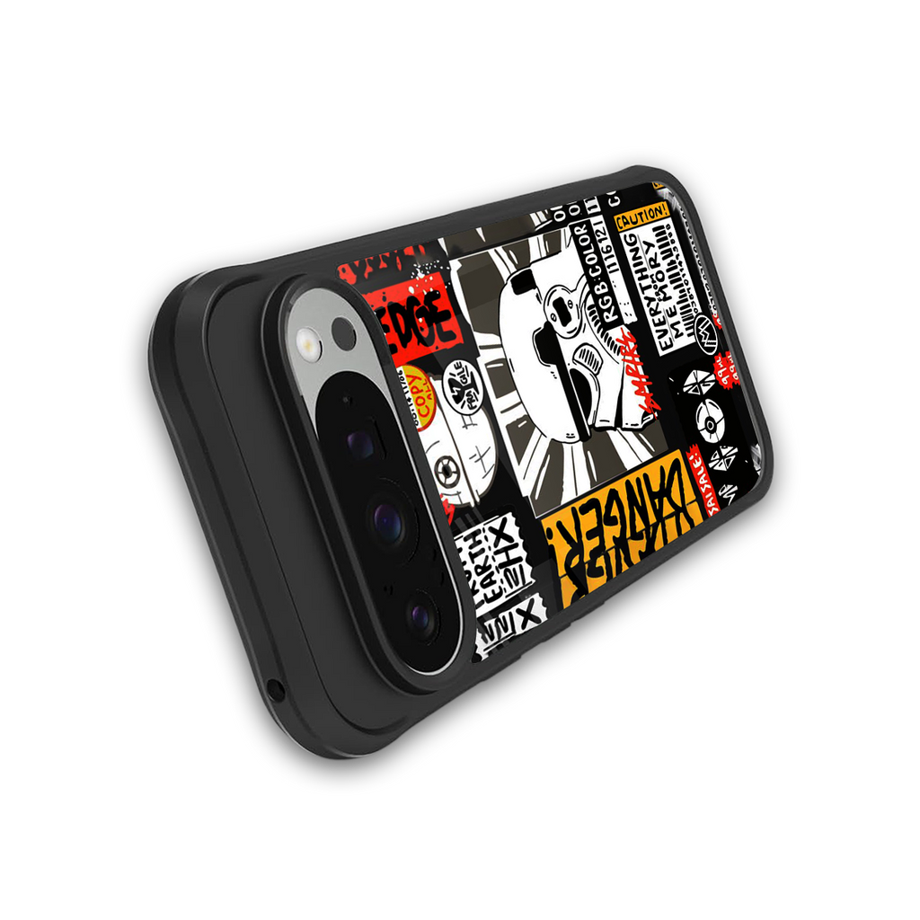 star wars collage back phone cover | glass case for google pixel 9 pro