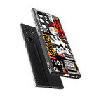 star wars collage back phone cover | glass case for samsung galaxy s23 ultra