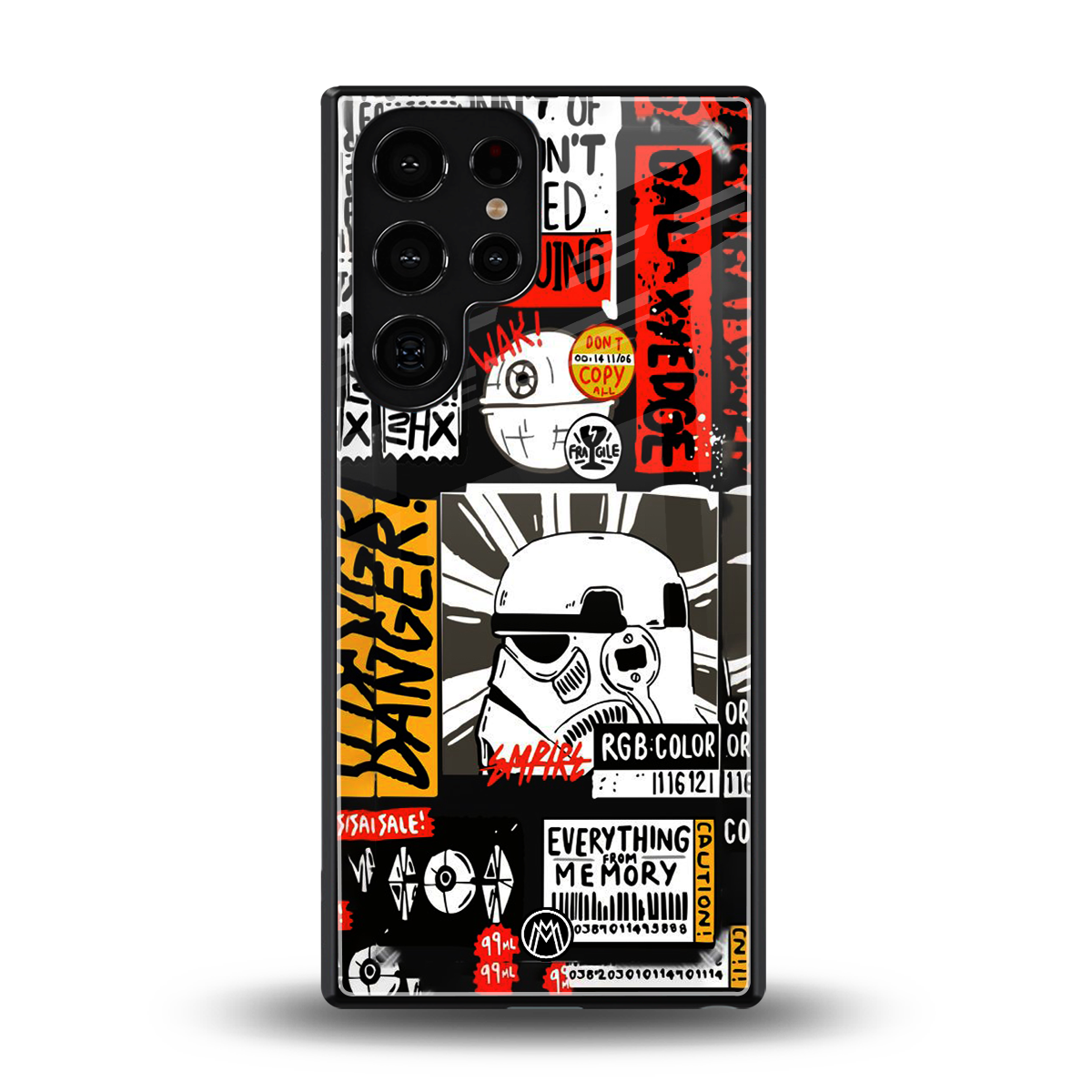 star wars collage back phone cover | glass case for samsung galaxy s25 ultra