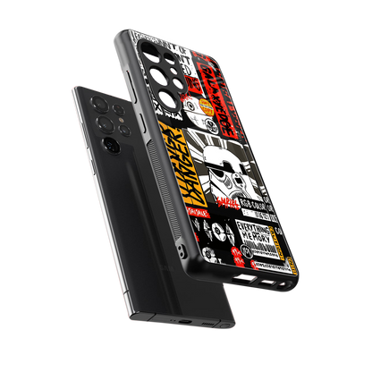 star wars collage back phone cover | glass case for samsung galaxy s25 ultra