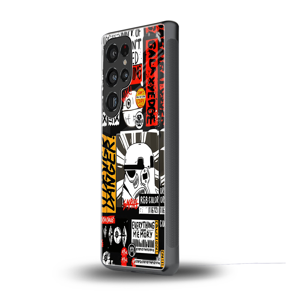 star wars collage back phone cover | glass case for samsung galaxy s25 ultra