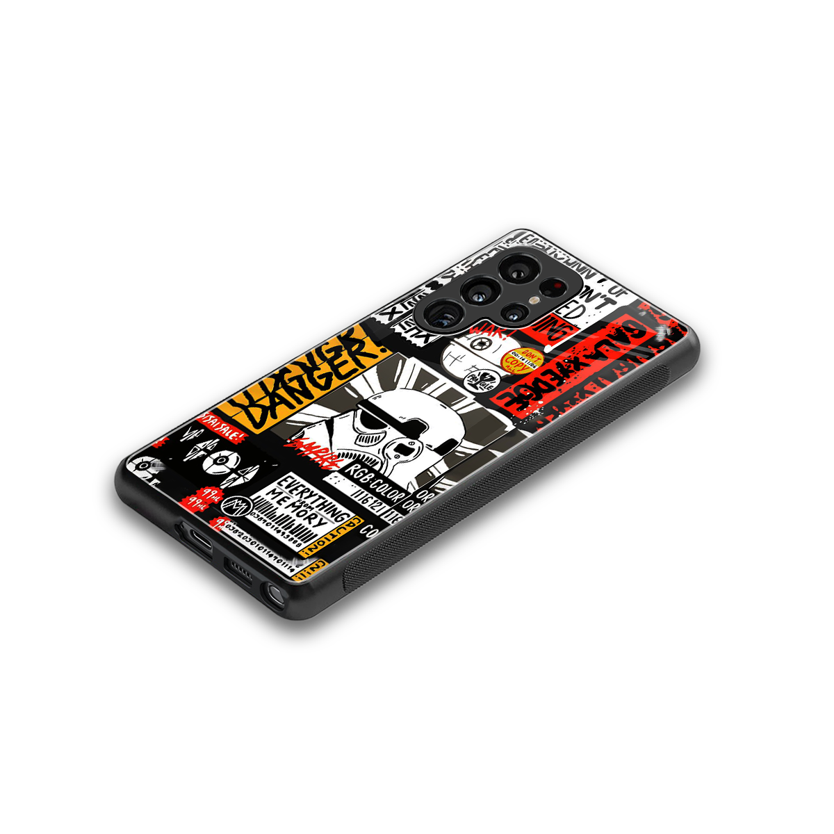 star wars collage back phone cover | glass case for samsung galaxy s25 ultra