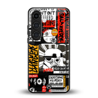 star wars collage back phone cover | glass case for samsung galaxy s24 plus