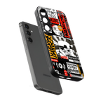 star wars collage back phone cover | glass case for samsung galaxy s25 plus