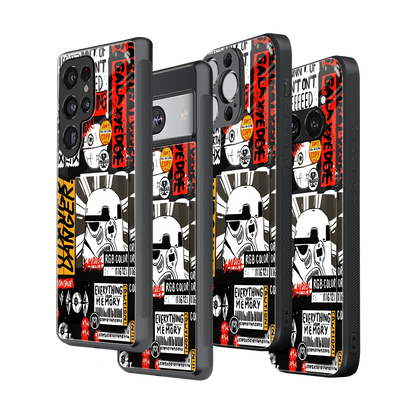 Stylish Glass Back Case for All Smartphones – iPhone, Samsung, OnePlus, Pixel, Redmi, Oppo, Vivo, Motorola