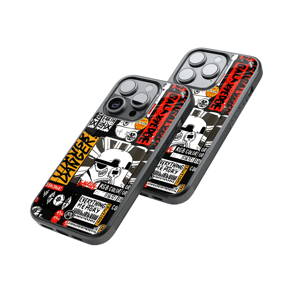 Protective Glass Back Phone Case Compatible with iPhone, Samsung, OnePlus, Pixel & More