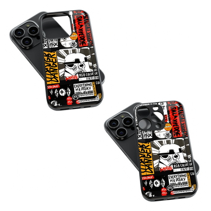 Trendy Glass Back Mobile Case for iPhone, Samsung, Redmi, OnePlus, Google Pixel, Motorola