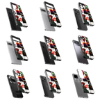 Durable Glass Back Mobile Case for iPhone, Samsung, OnePlus, Google Pixel, Redmi, Vivo, Oppo