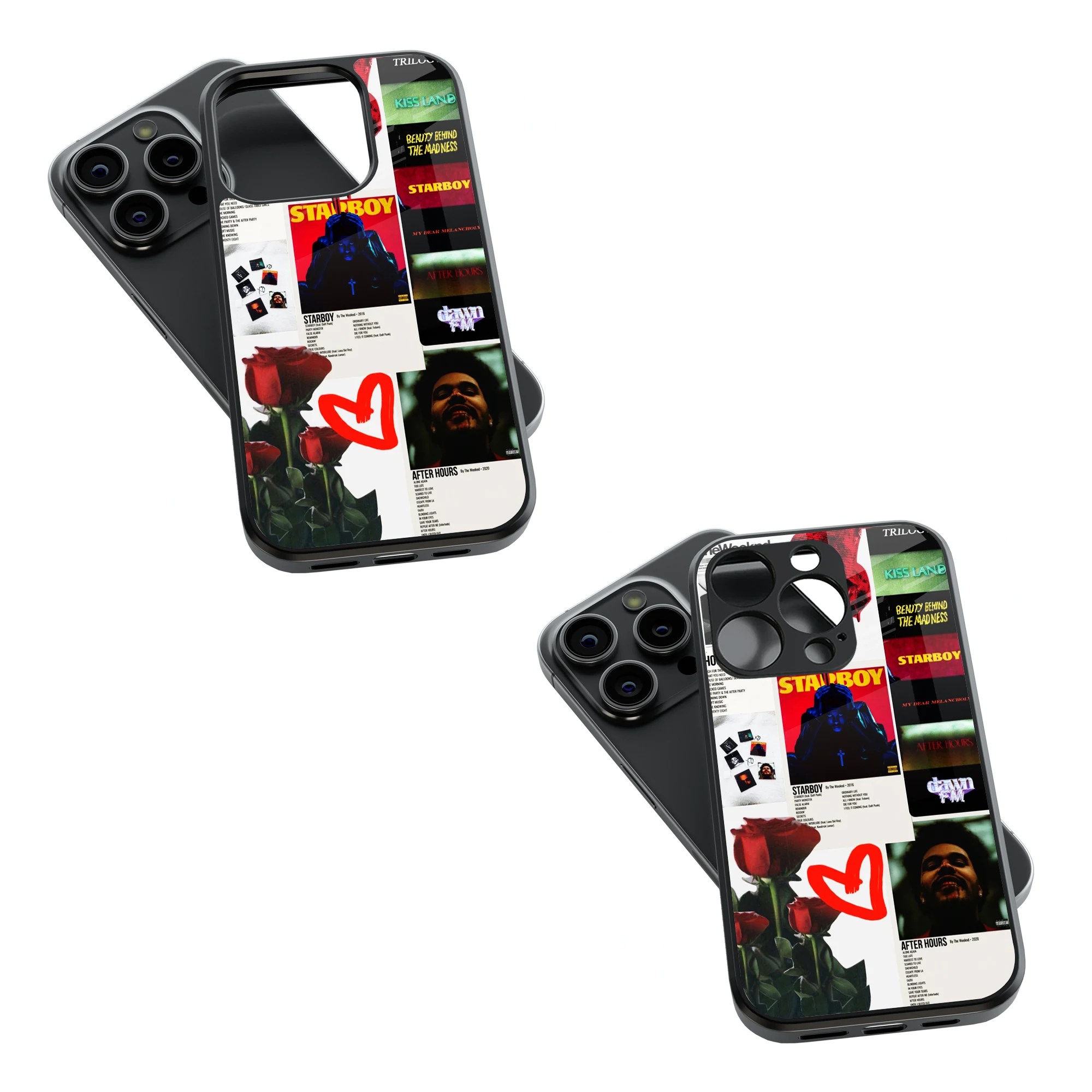Trendy Glass Back Mobile Case for iPhone, Samsung, Redmi, OnePlus, Google Pixel, Motorola