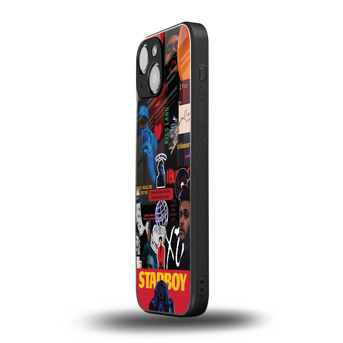 starboy mix back phone cover | glass case for iphone 13 mini