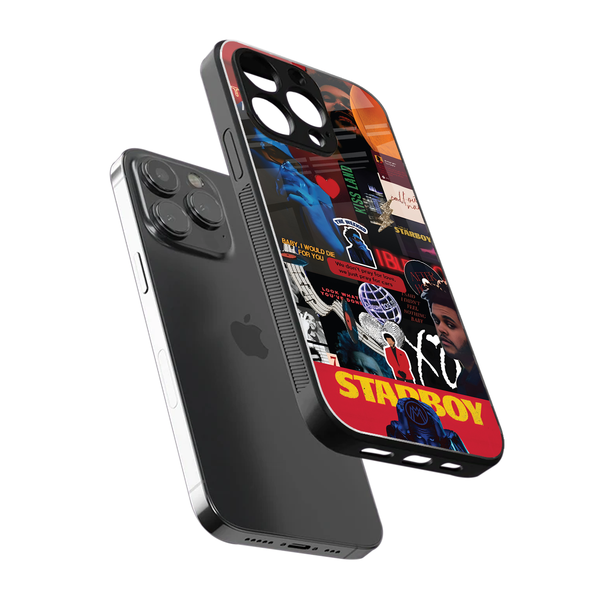 starboy mix back phone cover | glass case for iphone 13 pro max