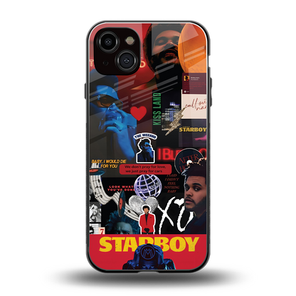 starboy mix back phone cover | glass case for iphone 15 plus