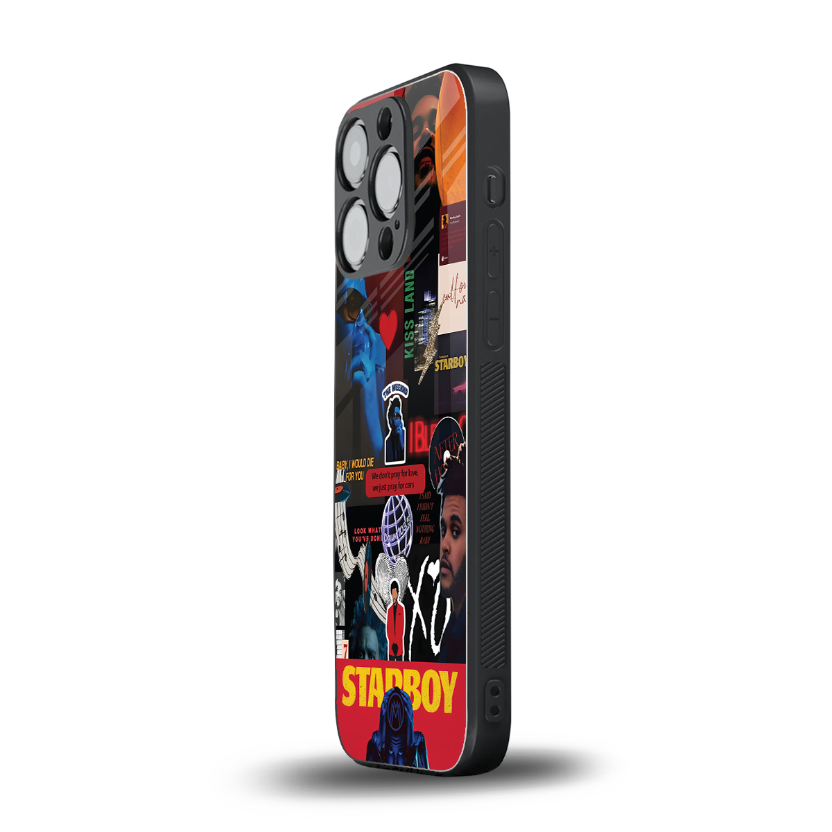 starboy mix back phone cover | glass case for iphone 14 pro