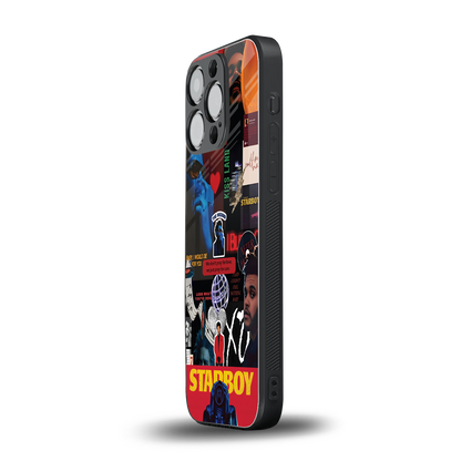 starboy mix back phone cover | glass case for iphone 14 pro
