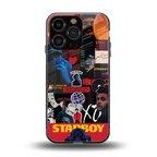 starboy mix back phone cover | glass case for iphone 16 pro