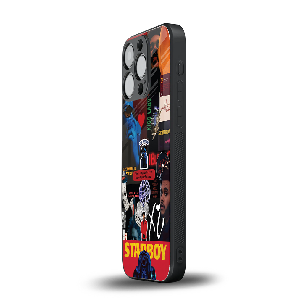 starboy mix back phone cover | glass case for iphone 16 pro