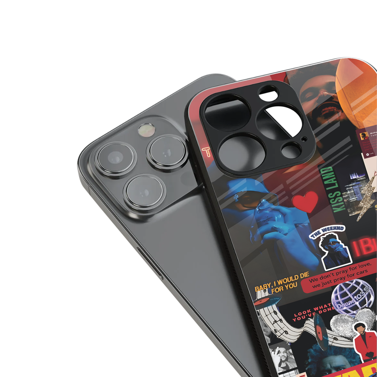 starboy mix back phone cover | glass case for iphone 15 pro