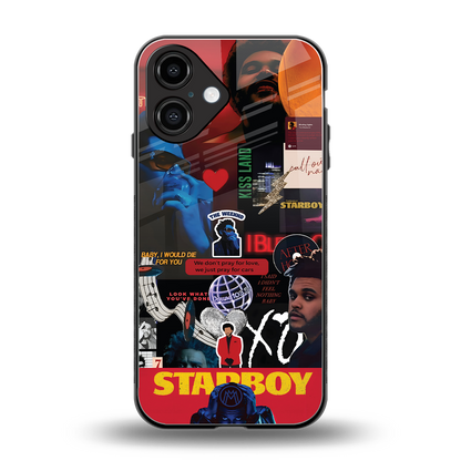 starboy mix back phone cover | glass case for iphone 16